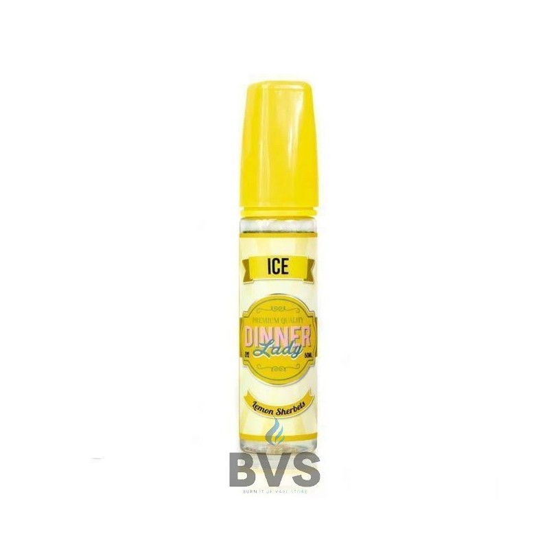 LEMON SHERBET ICE SHORTFILL BY DINNER LADY 50ML LEMON SHERBET ICE SHORTFILL BY DINNER LADY 50ML