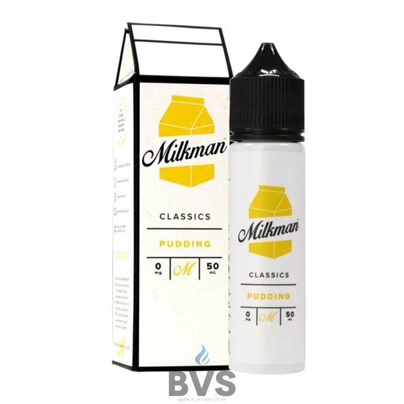 PUDDING SHORTFILL E-LIQUID BY THE MILKMAN 50ML PUDDING SHORTFILL E-LIQUID BY THE MILKMAN 50ML