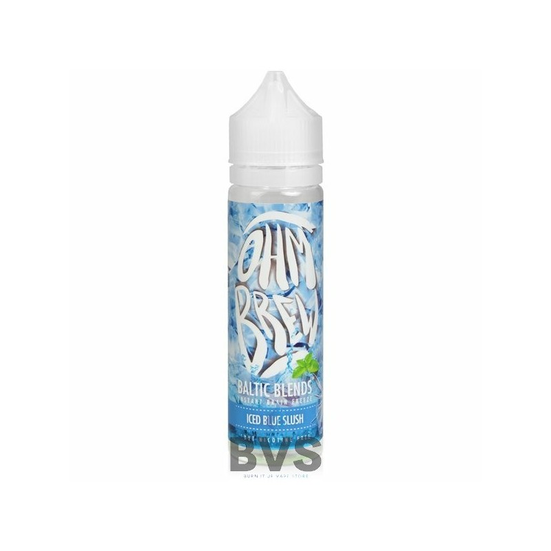 ICED BLUE SLUSH SHORTFILL E-LIQUID BY OHM BREW BALTIC BLENDS 50ML ICED BLUE SLUSH SHORTFILL E-LIQUID BY OHM BREW BALTIC BLENDS 50ML