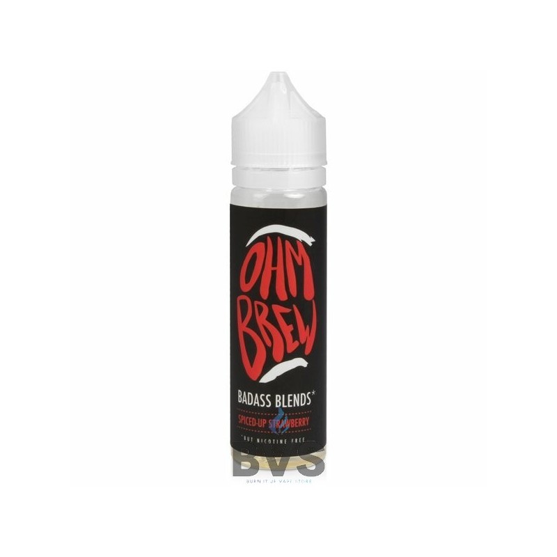 SPICED UP STRAWBERRY SHORTFILL E-LIQUID BY OHM BREW BADASS BLENDS 50ML SPICED UP STRAWBERRY SHORTFILL E-LIQUID BY OHM BREW BADASS BLENDS 50ML