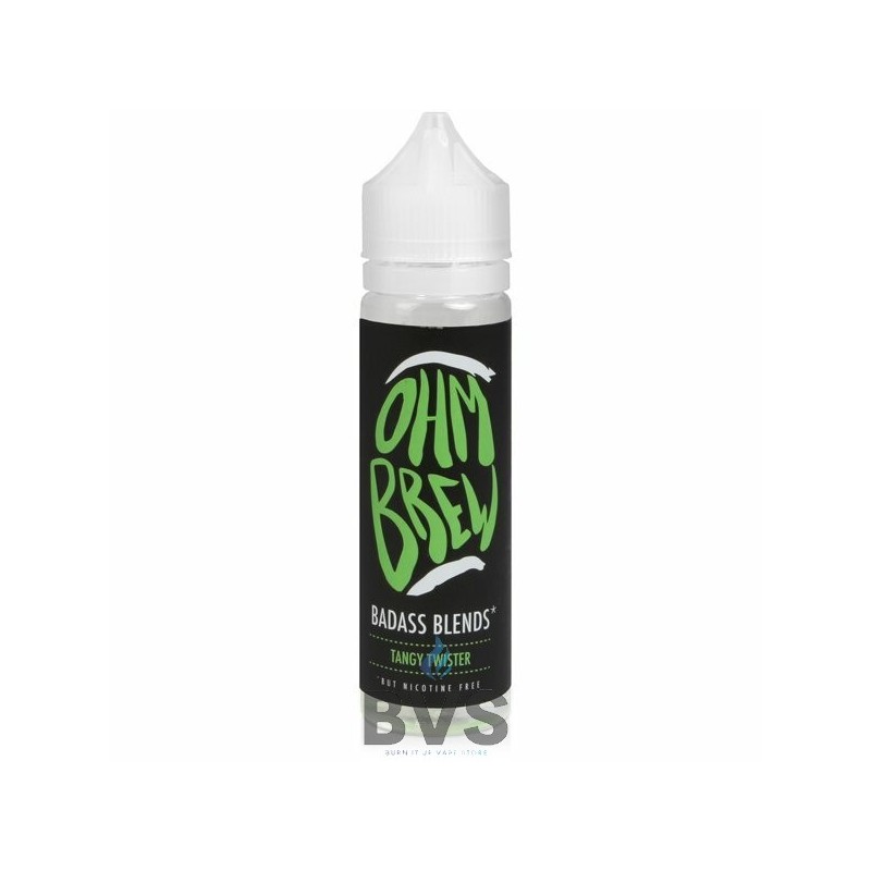 TANGY TWISTER SHORTFILL E-LIQUID BY OHM BREW BADASS BLENDS 50ML TANGY TWISTER SHORTFILL E-LIQUID BY OHM BREW BADASS BLENDS 50ML