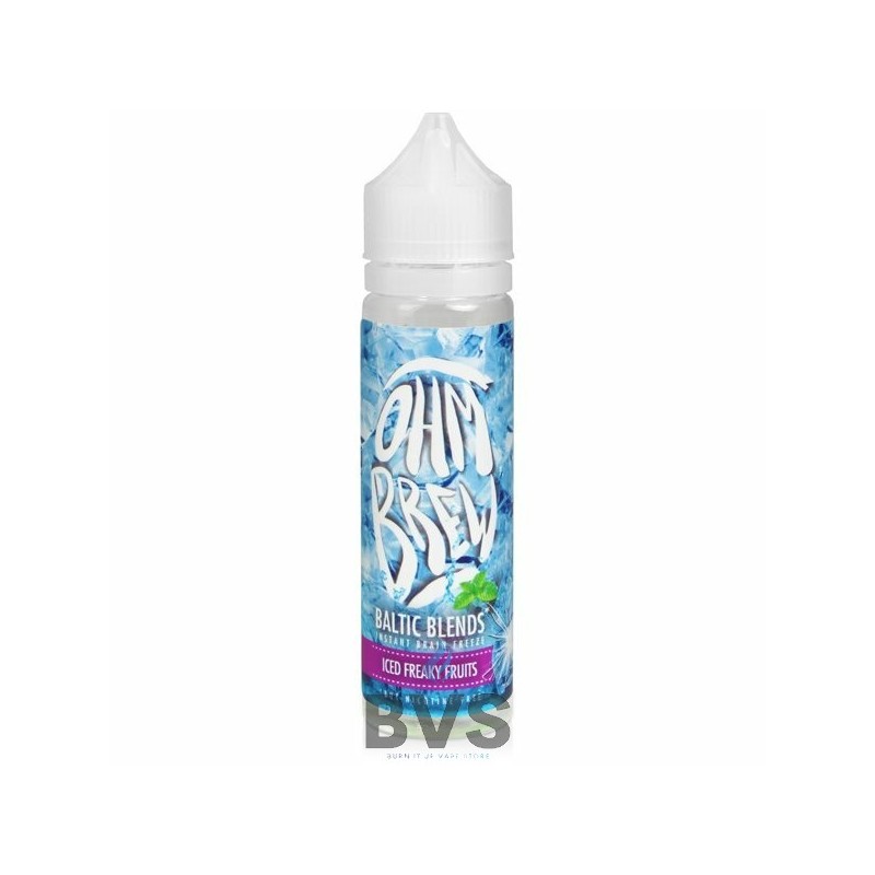ICED FREAKY FRUITS SHORTFILL E-LIQUID BY OHM BREW BALTIC BLENDS 50ML ICED FREAKY FRUITS SHORTFILL E-LIQUID BY OHM BREW BALTIC BLENDS 50ML