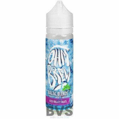 ICED FREAKY FRUITS SHORTFILL E-LIQUID BY OHM BREW BALTIC BLENDS 50ML