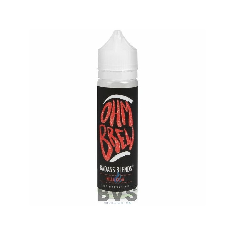 KILLA KOLA SHORTFILL E-LIQUID BY OHM BREW BADASS BLENDS 50ML KILLA KOLA SHORTFILL E-LIQUID BY OHM BREW BADASS BLENDS 50ML