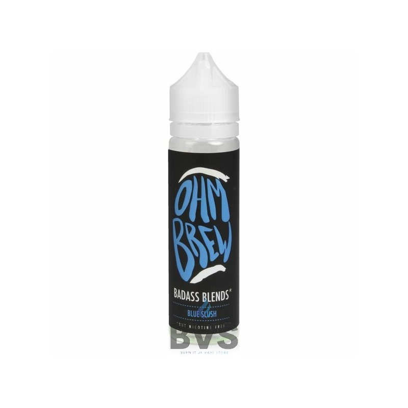 BLUE SLUSH SHORTFILL E-LIQUID BY OHM BREW BADASS BLENDS 50ML BLUE SLUSH SHORTFILL E-LIQUID BY OHM BREW BADASS BLENDS 50ML