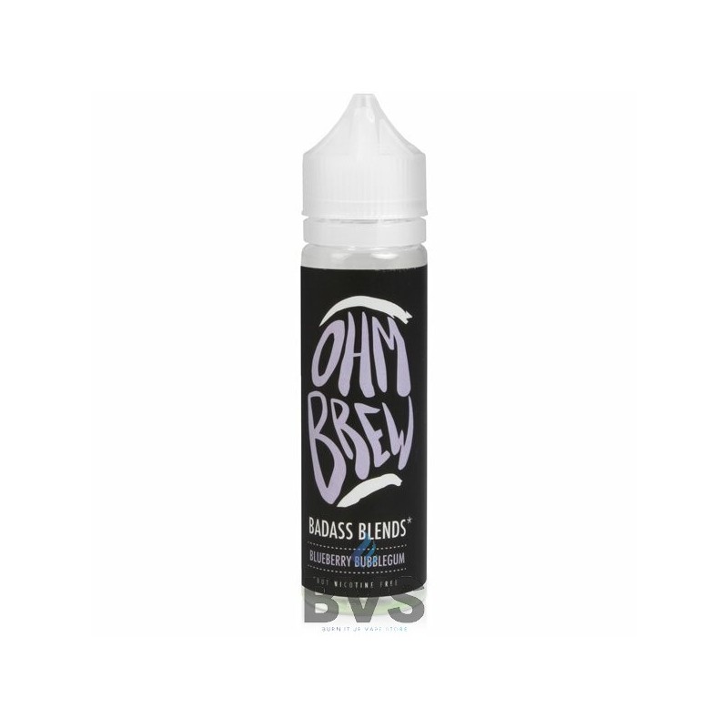 BLUEBERRY BUBBLEGUM SHORTFILL E-LIQUID BY OHM BREW BADASS BLENDS 50ML BLUEBERRY BUBBLEGUM SHORTFILL E-LIQUID BY OHM BREW BADASS BLENDS 50ML