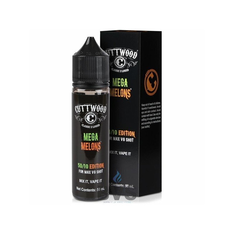 MEGA MELONS ELIQUID BY CUTTWOOD 50ML MEGA MELONS ELIQUID BY CUTTWOOD 50ML
