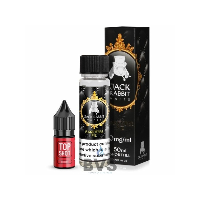 BANOFFEE PIE SHORTFILL E-LIQUID BY JACK RABBIT 50ML BANOFFEE PIE SHORTFILL E-LIQUID BY JACK RABBIT 50ML