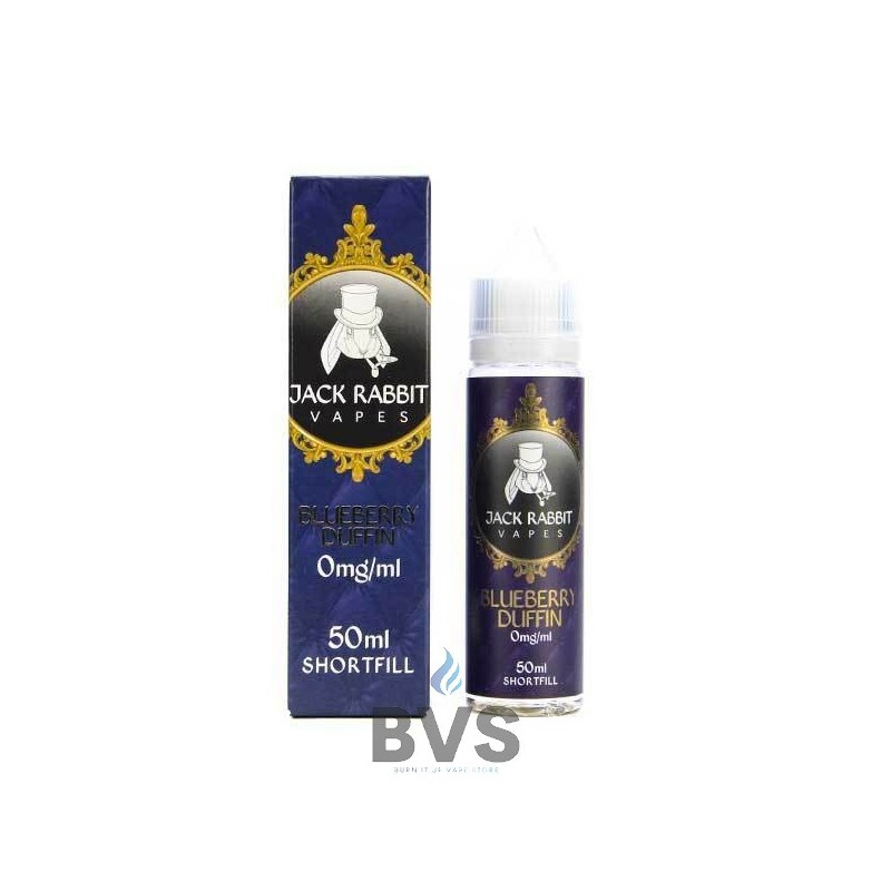 BLUEBERRY DUFFIN SHORTFILL E-LIQUID BY JACK RABBIT 50ML BLUEBERRY DUFFIN SHORTFILL E-LIQUID BY JACK RABBIT 50ML