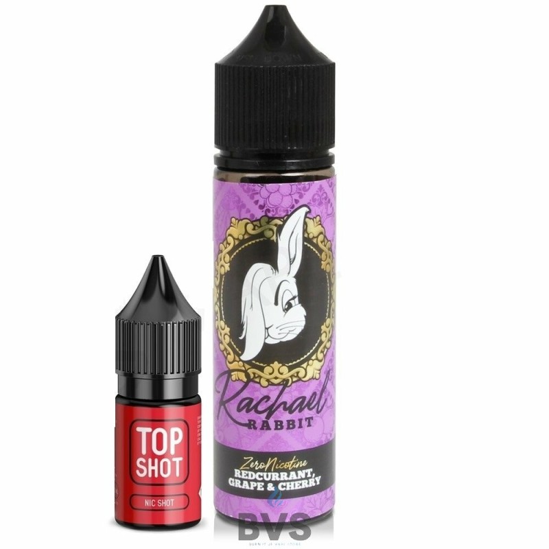 REDCURRANT, GRAPE & CHERRY SHORTFILL E-LIQUID BY RACHAEL RABBIT 50ML REDCURRANT, GRAPE & CHERRY SHORTFILL E-LIQUID BY RACHAEL RABBIT 50ML