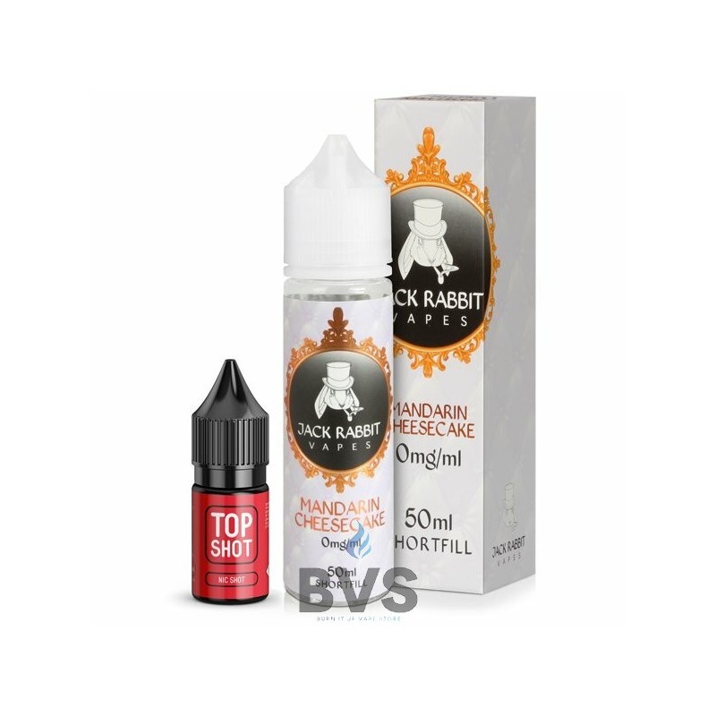 MANDARIN CHEESECAKE SHORTFILL E-LIQUID BY JACK RABBIT 50ML MANDARIN CHEESECAKE SHORTFILL E-LIQUID BY JACK RABBIT 50ML