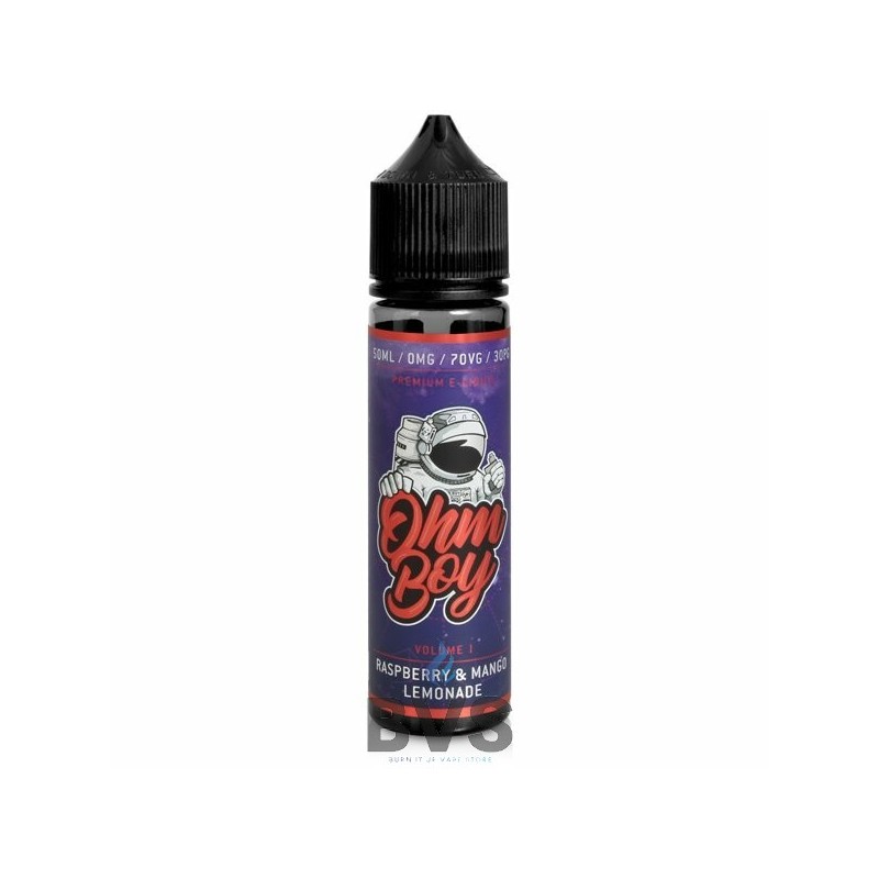 RASPBERRY AND MANGO LEMONADE SHORTFILL E-LIQUID BY OHM BOY VOLUME I 50ML RASPBERRY AND MANGO LEMONADE SHORTFILL E-LIQUID BY OHM BOY VOLUME I 50ML