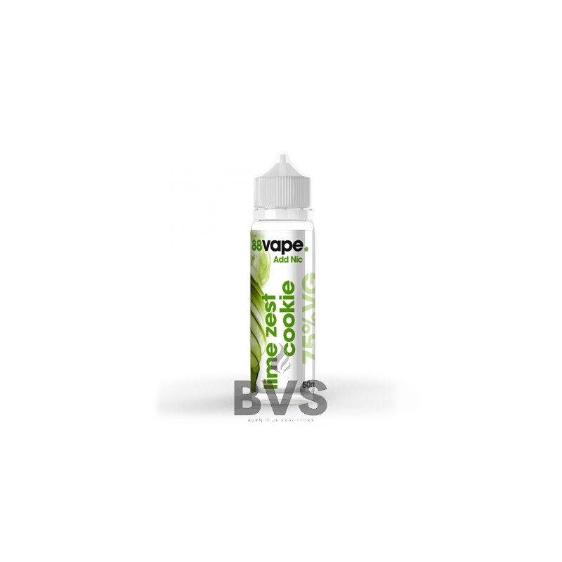 LIME ZEST COOKIE SHORTFILL E-LIQUID BY 88VAPE 50ML LIME ZEST COOKIE SHORTFILL E-LIQUID BY 88VAPE 50ML