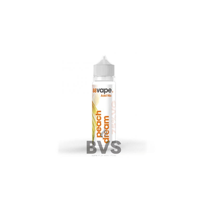 PEACH DREAM SHORTFILL E-LIQUID BY 88VAPE 50ML PEACH DREAM SHORTFILL E-LIQUID BY 88VAPE 50ML