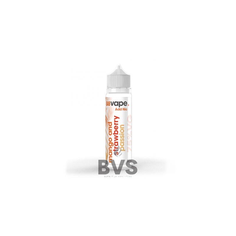 MANGO & STRAWBERRY PASSION SHORTFILL E-LIQUID BY 88VAPE 50ML MANGO & STRAWBERRY PASSION SHORTFILL E-LIQUID BY 88VAPE 50ML