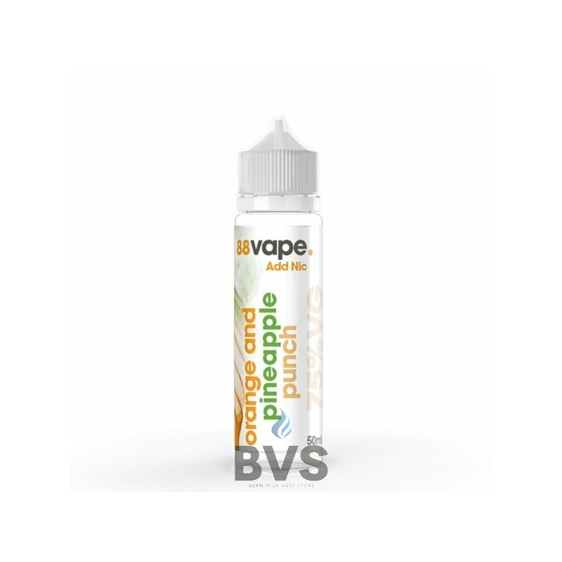 ORANGE & PINEAPPLE PUNCH SHORTFILL E-LIQUID BY 88VAPE 50ML ORANGE & PINEAPPLE PUNCH SHORTFILL E-LIQUID BY 88VAPE 50ML