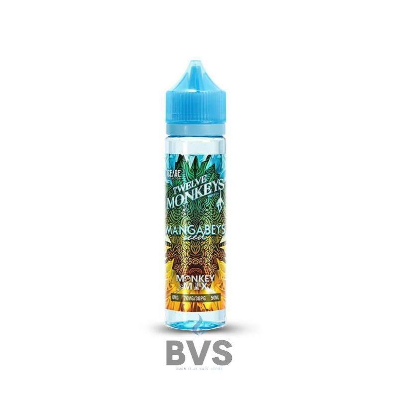 MANGABEYS ICED SHORTFILL E-LIQUID BY TWELVE MONKEYS 50ML MANGABEYS ICED SHORTFILL E-LIQUID BY TWELVE MONKEYS 50ML