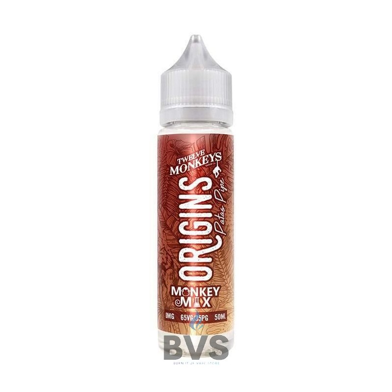 PATAS PIPE SHORTFILL E-LIQUID BY TWELVE MONKEYS ORIGINS 50ML PATAS PIPE SHORTFILL E-LIQUID BY TWELVE MONKEYS ORIGINS 50ML