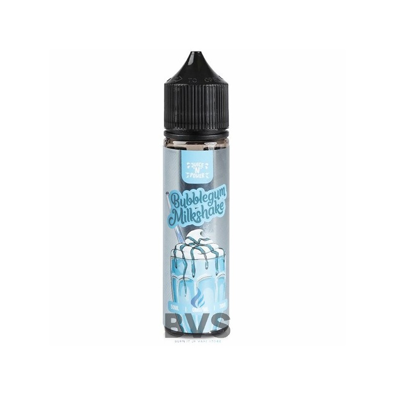 JUICE N POWER BUBBLEGUM MILKSHAKE 50ml SHORTFILL JUICE N POWER BUBBLEGUM MILKSHAKE 50ml SHORTFILL