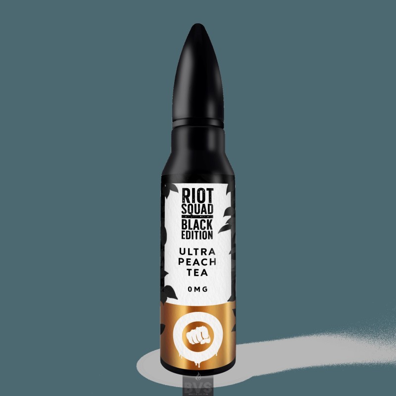 ULTRA PEACH TEA SHORTFILL BY RIOT SQUAD BLACK EDITION 50ML ULTRA PEACH TEA SHORTFILL BY RIOT SQUAD BLACK EDITION 50ML