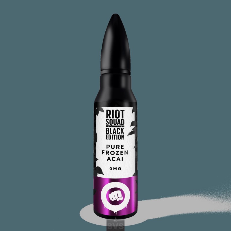 PURE FROZEN ACAI SHORTFILL BY RIOT SQUAD BLACK EDITION 50ML PURE FROZEN ACAI SHORTFILL BY RIOT SQUAD BLACK EDITION 50ML