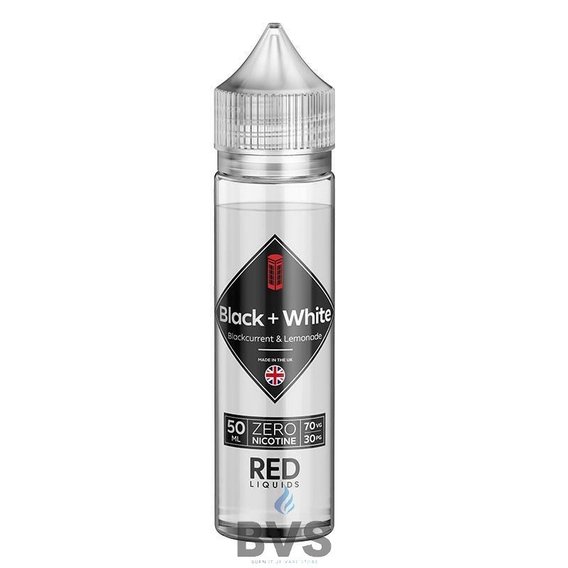 BLACK + WHITE SHORTFILL E-LIQUID BY RED LIQUID CLASSICS BLACK + WHITE SHORTFILL E-LIQUID BY RED LIQUID CLASSICS