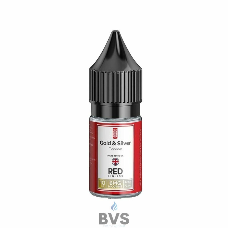 GOLD & SILVER E-LIQUID BY RED LIQUID 40/60 GOLD & SILVER E-LIQUID BY RED LIQUID 40/60