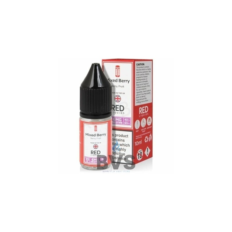 MIXED BERRY E-LIQUID BY RED LIQUID 40/60 MIXED BERRY E-LIQUID BY RED LIQUID 40/60