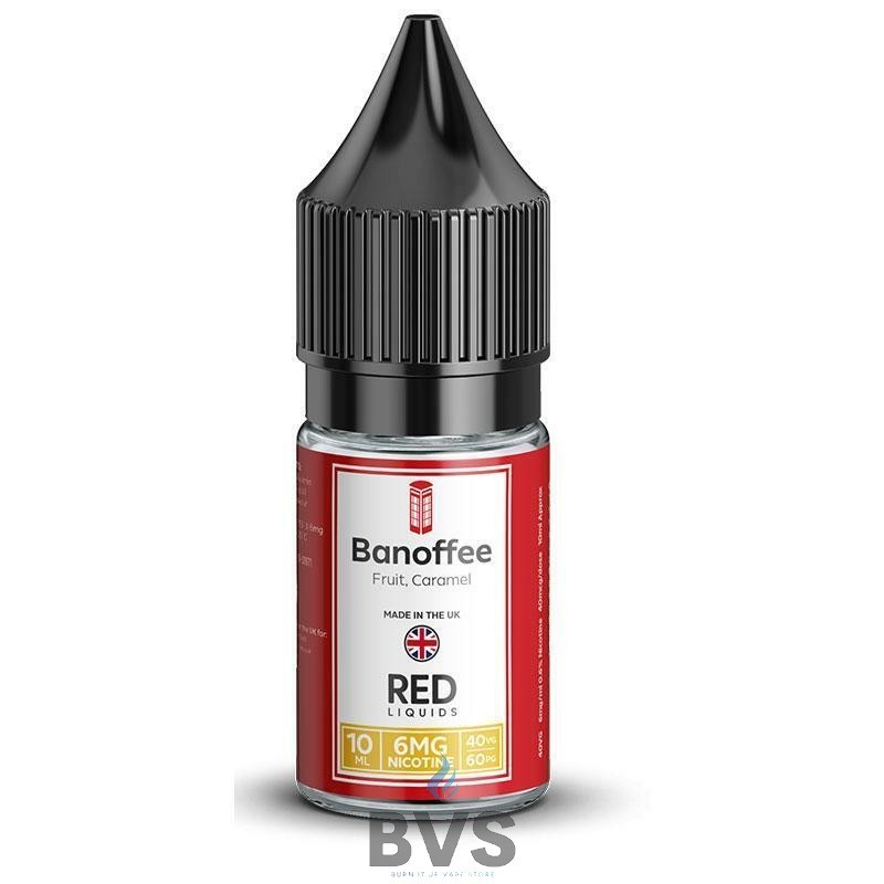 BANOFFEE E-LIQUID BY RED LIQUID 40/60 BANOFFEE E-LIQUID BY RED LIQUID 40/60