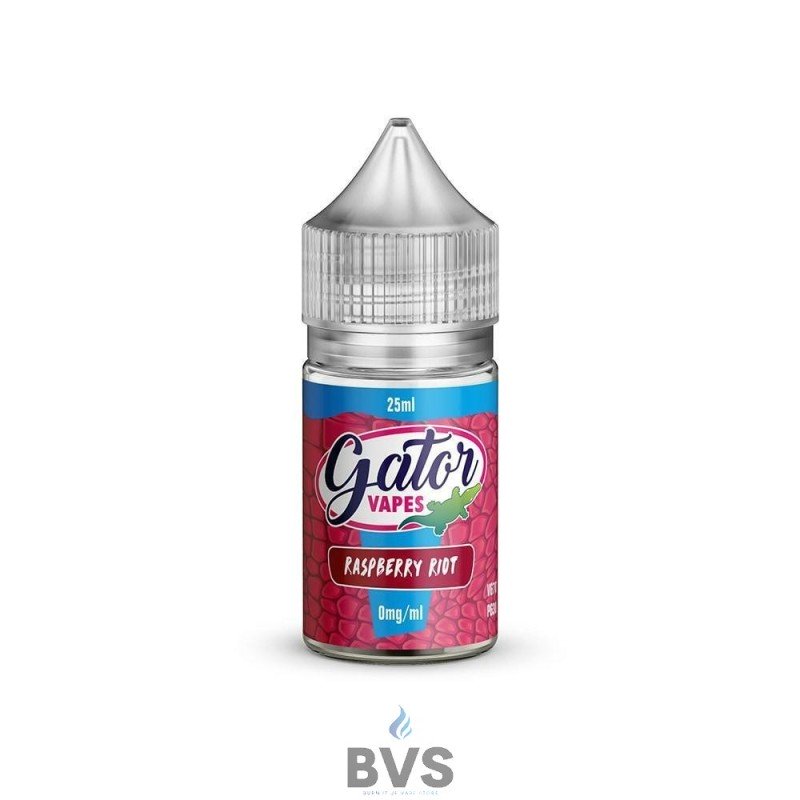 Gator Vapes Raspberry Riot Short Fill - 25ml Gator Vapes Raspberry Riot Short Fill - 25ml