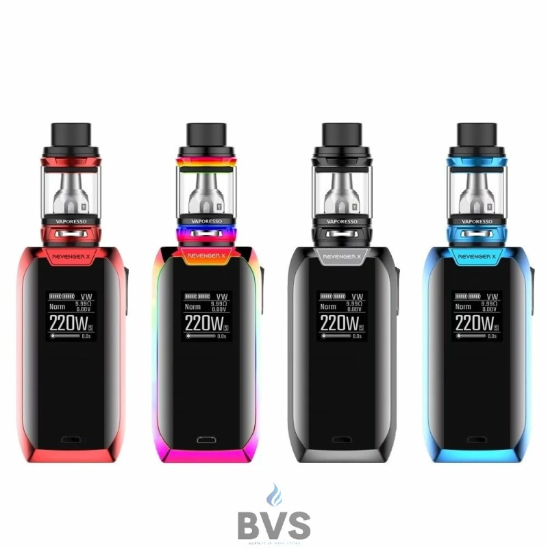 VAPORESSO REVENGER X 220W TOUCH SCREEN VAPE KIT VAPORESSO REVENGER X 220W TOUCH SCREEN VAPE KIT