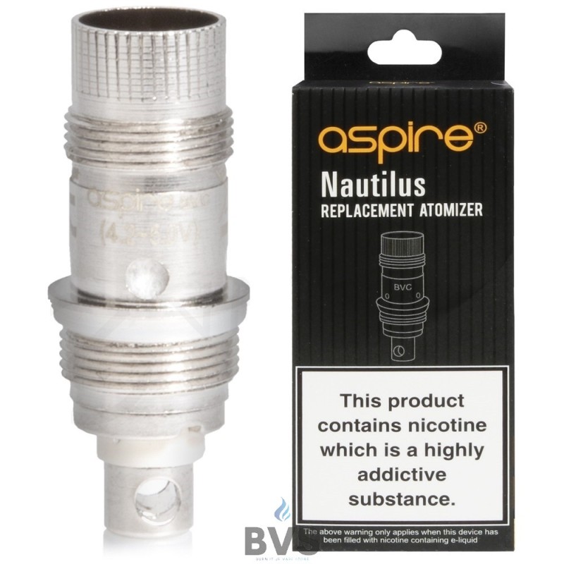 ASPIRE NAUTILUS REPLACEMENT COIL (BVC)
(Pack of 5) ASPIRE NAUTILUS REPLACEMENT COIL (BVC)
(Pack of 5)