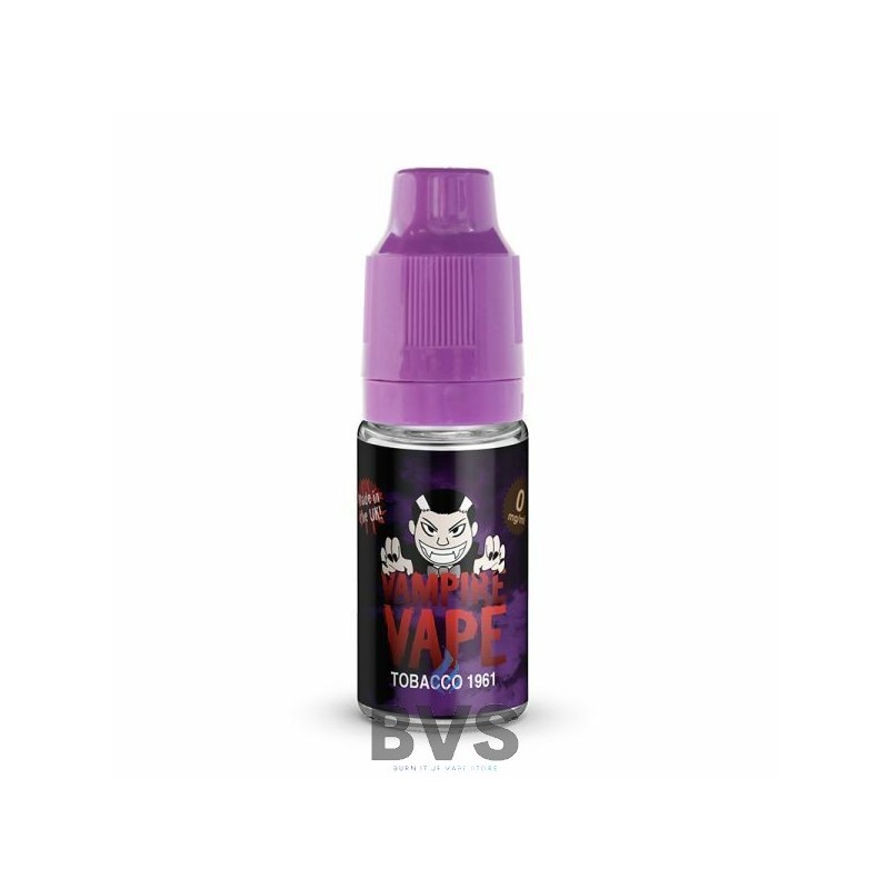 TOBACCO 1961 ELIQUID BY VAMPIRE VAPE TOBACCO 1961 ELIQUID BY VAMPIRE VAPE