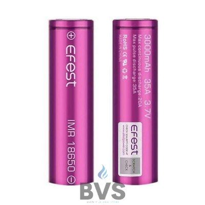 Efest 18650 3000mah 35A - Single Battery