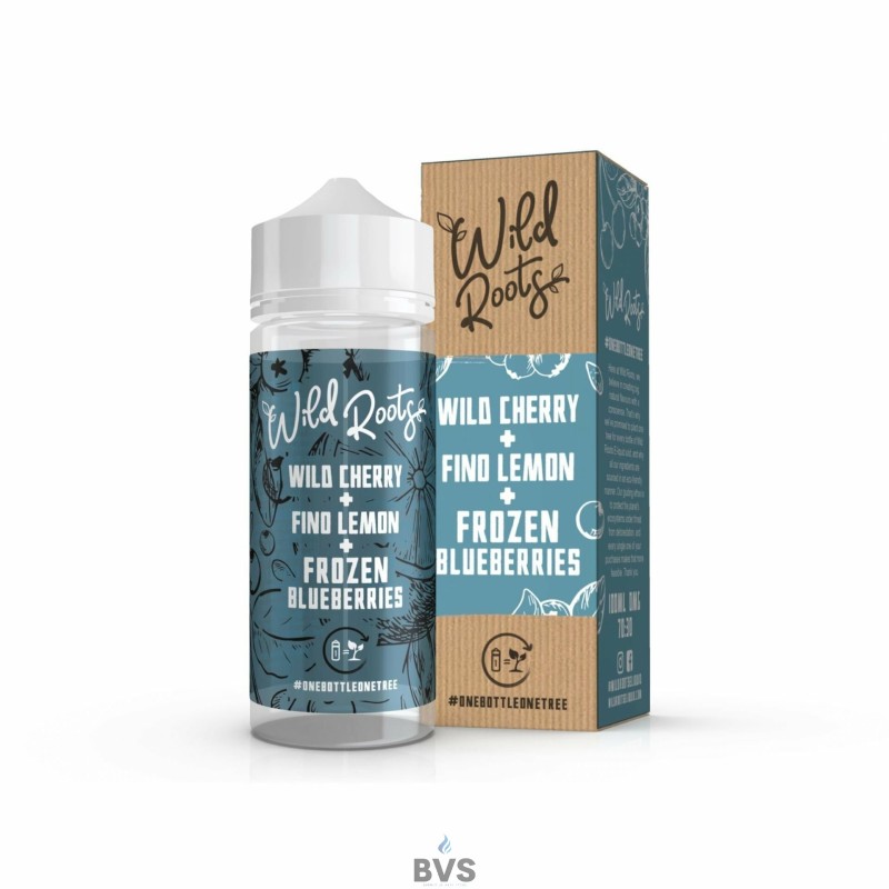 Wild Roots - Wild Cherry, Fino Lemon & Frozen Blueberries E-liquid Shortfill Wild Roots - Wild Cherry, Fino Lemon & Frozen Blueberries E-liquid Shortfill