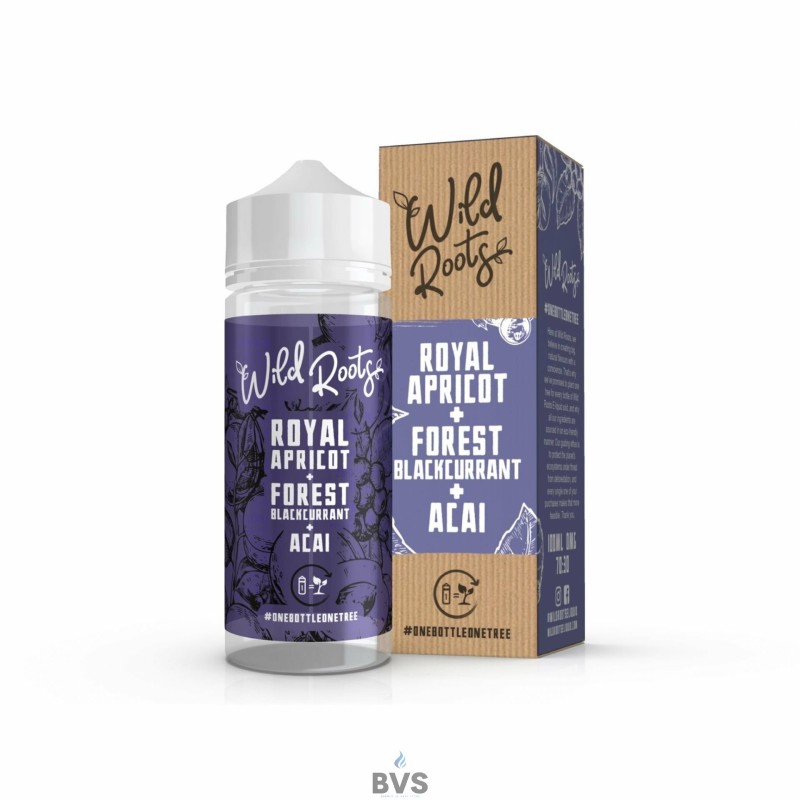 Wild Roots - Royal Apricot, Forest Blackcurrant & Acai E-liquid Shortfill Wild Roots - Royal Apricot, Forest Blackcurrant & Acai E-liquid Shortfill