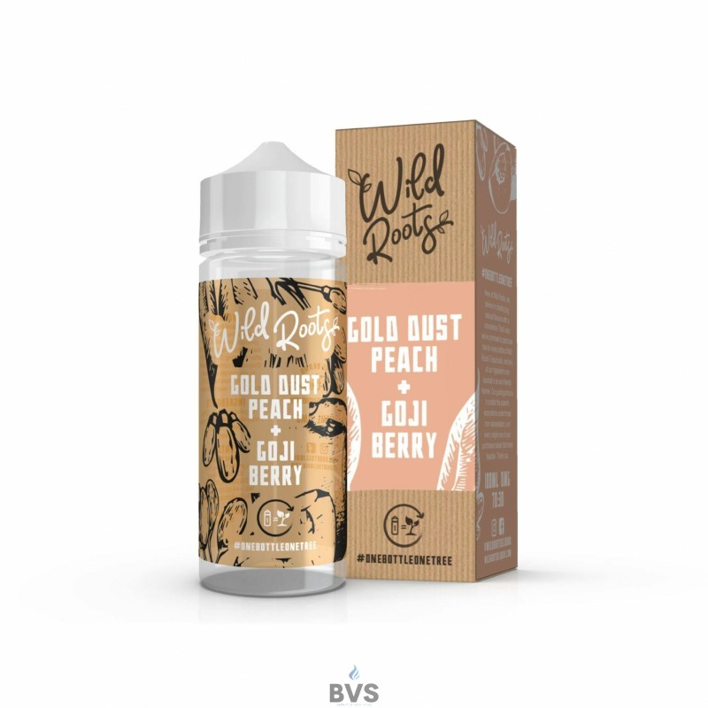 Wild Roots - Gold Dust Peach & Goji Berry E-liquid Shortfill Wild Roots - Gold Dust Peach & Goji Berry E-liquid Shortfill
