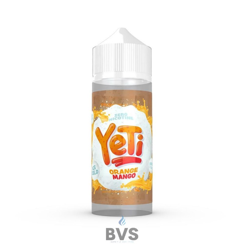 ORANGE MANGO BY YETI E LIQUID 100ML SHORT FILL ORANGE MANGO BY YETI E LIQUID 100ML SHORT FILL