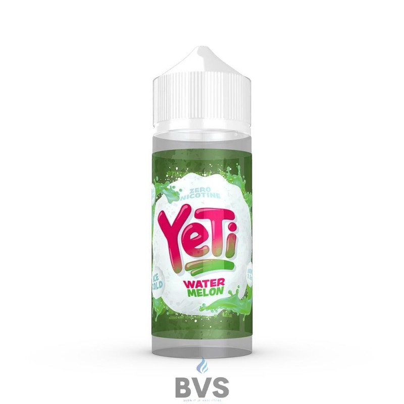 WATERMELON BY YETI E LIQUID 100ML SHORT FILL WATERMELON BY YETI E LIQUID 100ML SHORT FILL