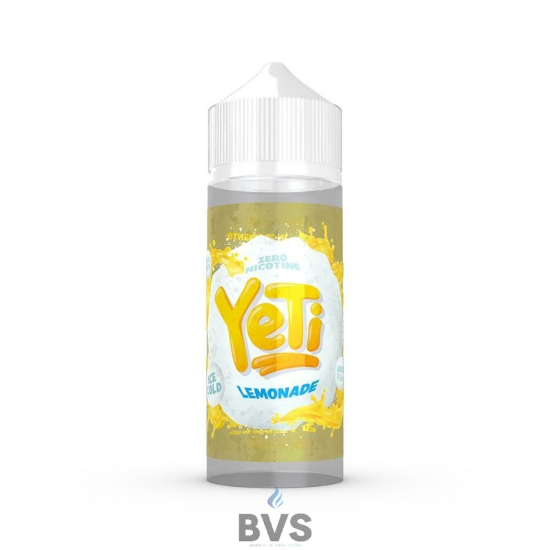 LEMONADE BY YETI E LIQUID 100ML SHORT FILL LEMONADE BY YETI E LIQUID 100ML SHORT FILL