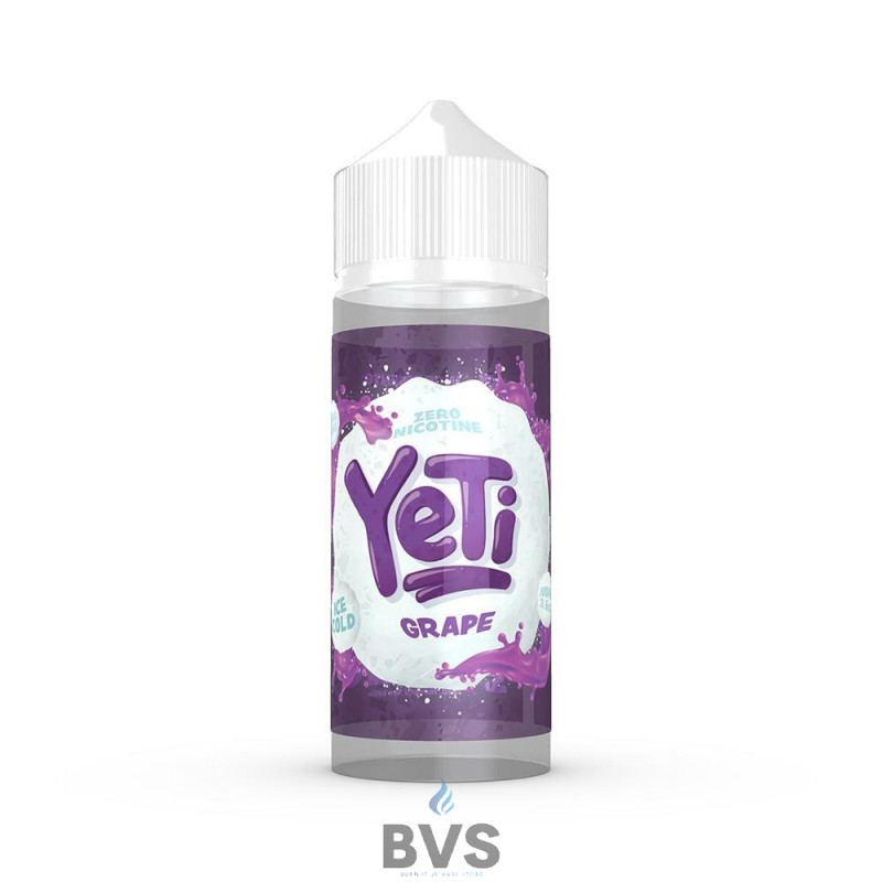 GRAPE BY YETI E LIQUID 100ML SHORT FILL GRAPE BY YETI E LIQUID 100ML SHORT FILL