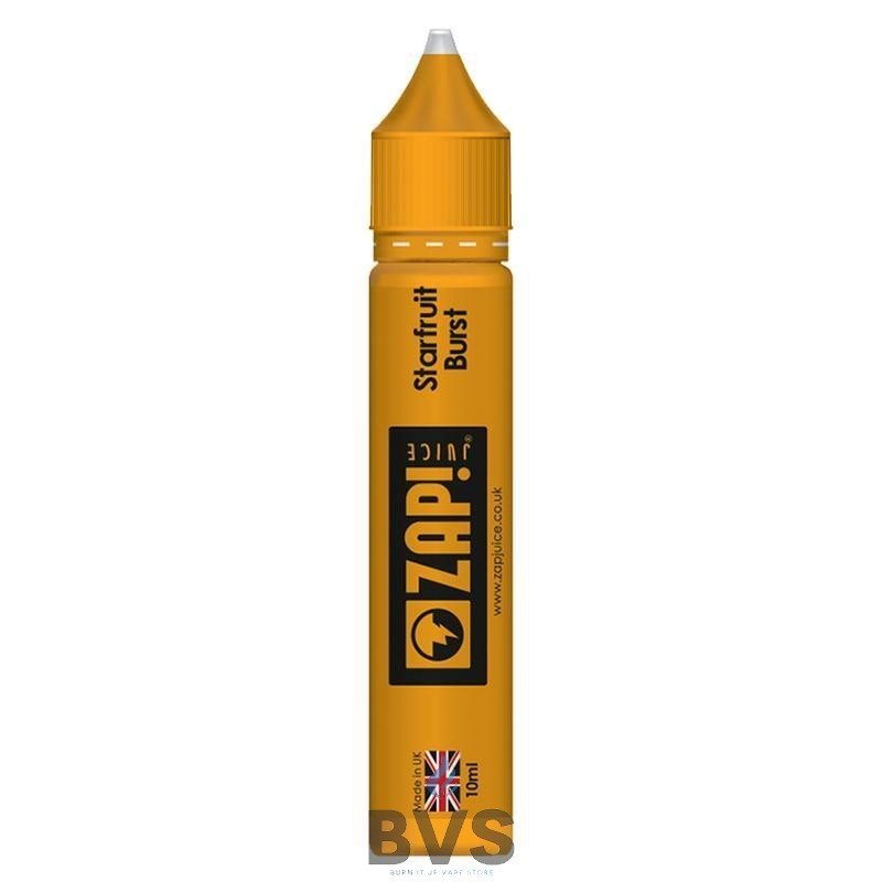 Starfruit Burst by Zap Juice E Liquid 10ml Bottles 70/30 Starfruit Burst by Zap Juice E Liquid 10ml Bottles 70/30