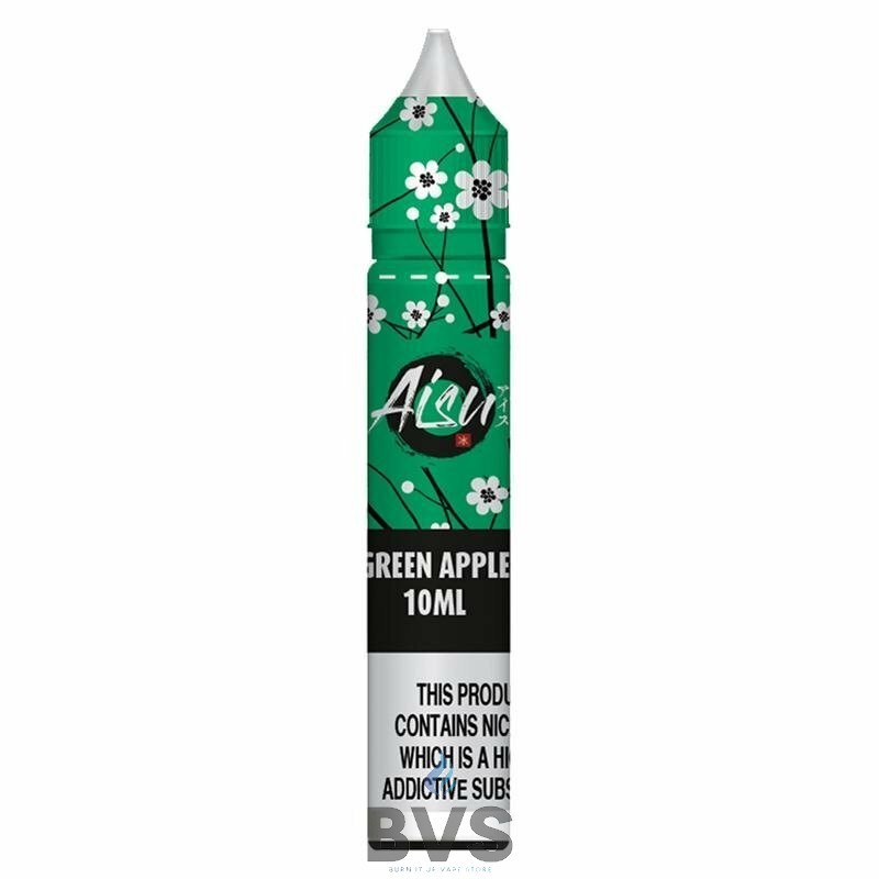 Green Apple by Aisu Zap Nic Salt eLiquid 10ml Bottle 70/30 Green Apple by Aisu Zap Nic Salt eLiquid 10ml Bottle 70/30