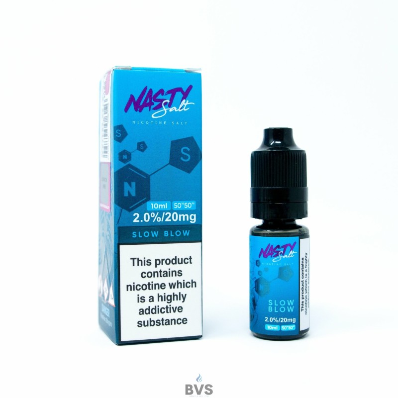 SLOW BLOW ELIQUID BY NASTY SALTS SLOW BLOW ELIQUID BY NASTY SALTS