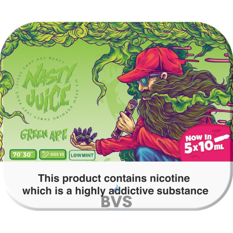 GREEN APE ELIQUID BY NASTY JUICE GREEN APE ELIQUID BY NASTY JUICE