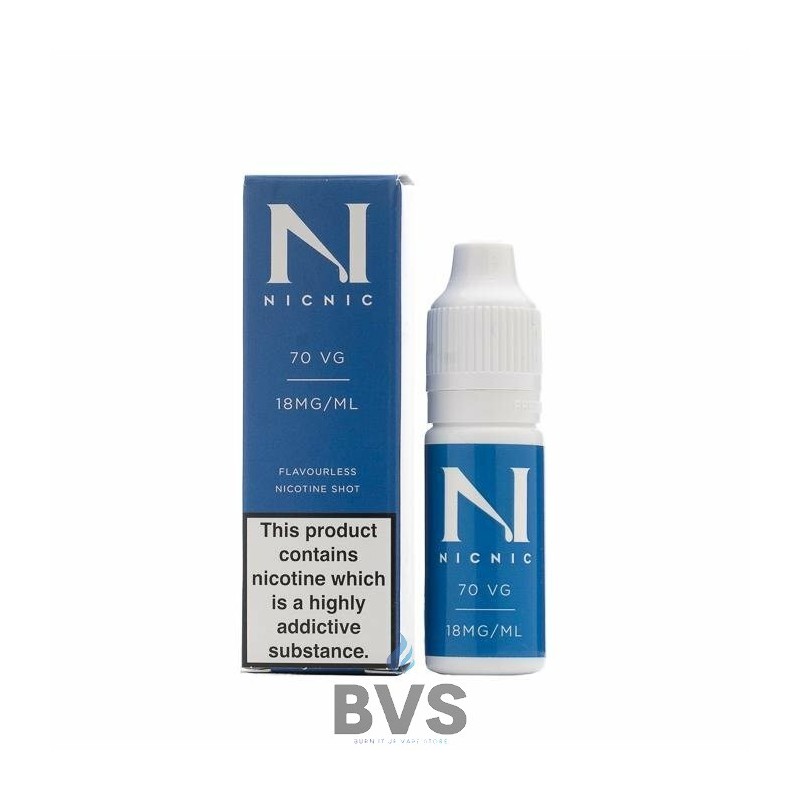 NIC NIC 70VG NICOTINE SHOT BY NIC NIC NIC NIC 70VG NICOTINE SHOT BY NIC NIC