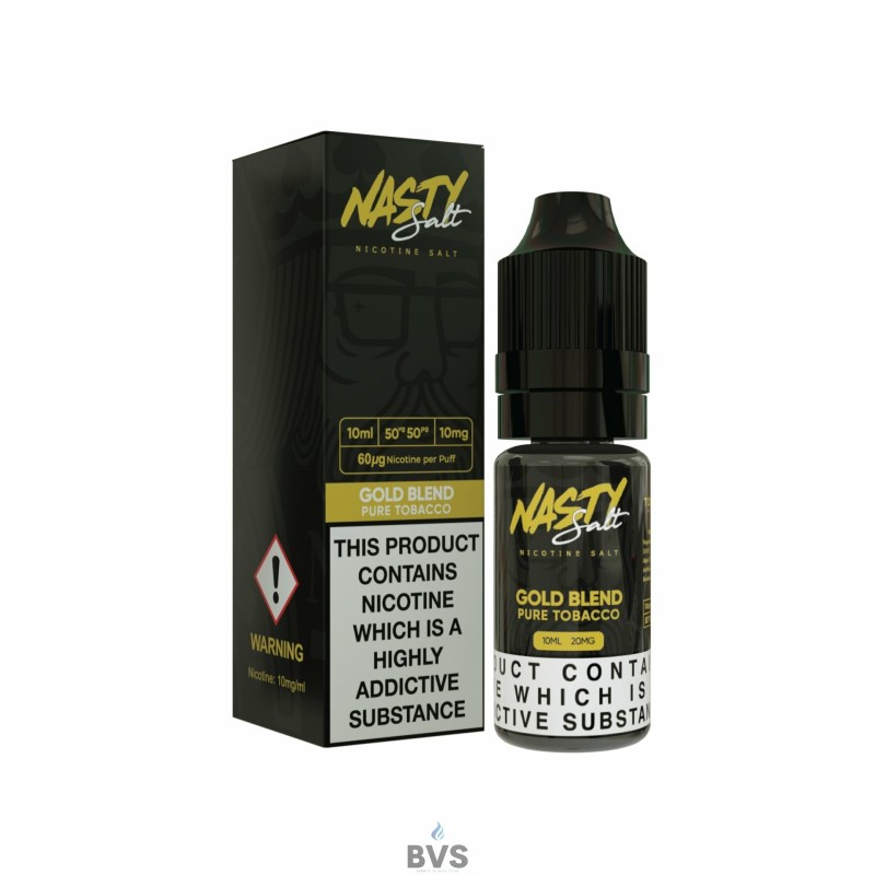 GOLD BLEND E-LIQUID BY NASTY SALTS GOLD BLEND E-LIQUID BY NASTY SALTS
