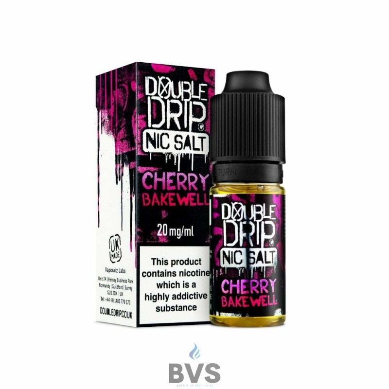 CHERRY BAKEWELL NIC SALT by DOUBLE DRIP Eliquid CHERRY BAKEWELL NIC SALT by DOUBLE DRIP Eliquid
