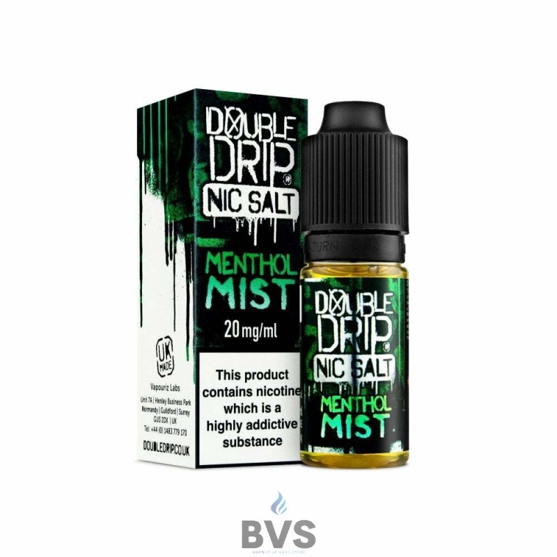 MENTHOL MIST NIC SALT ELIQUID BY DOUBLE DRIP MENTHOL MIST NIC SALT ELIQUID BY DOUBLE DRIP
