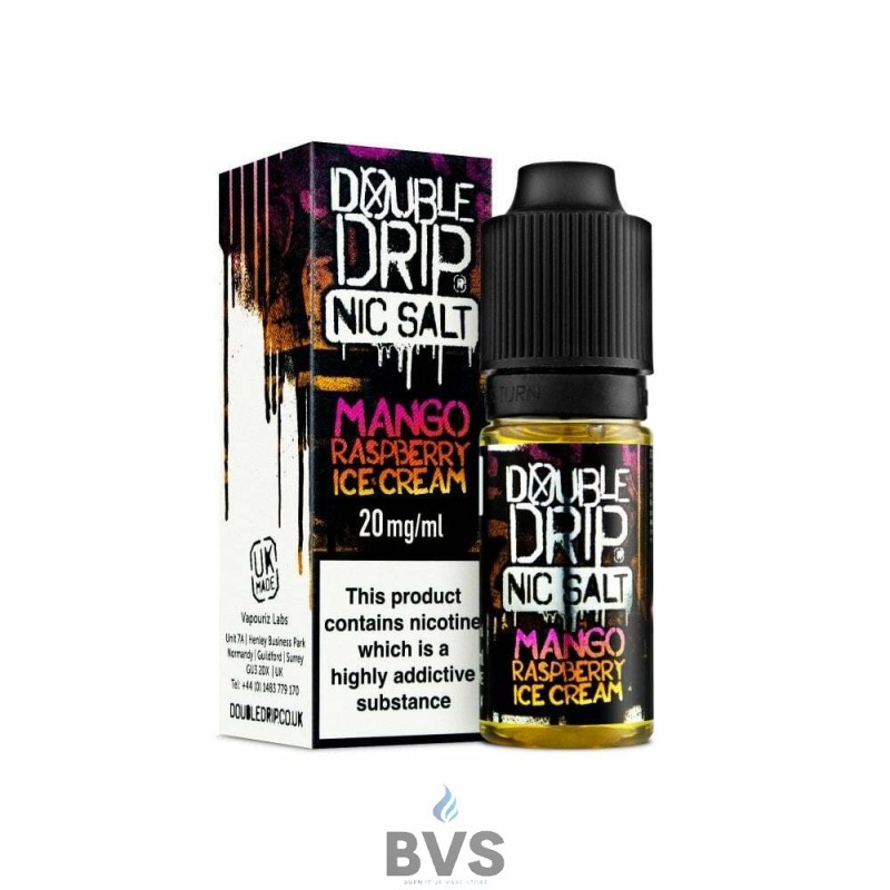MANGO RASPBERRY ICE CREAM NIC SALT ELIQUID BY DOUBLE DRIP MANGO RASPBERRY ICE CREAM NIC SALT ELIQUID BY DOUBLE DRIP